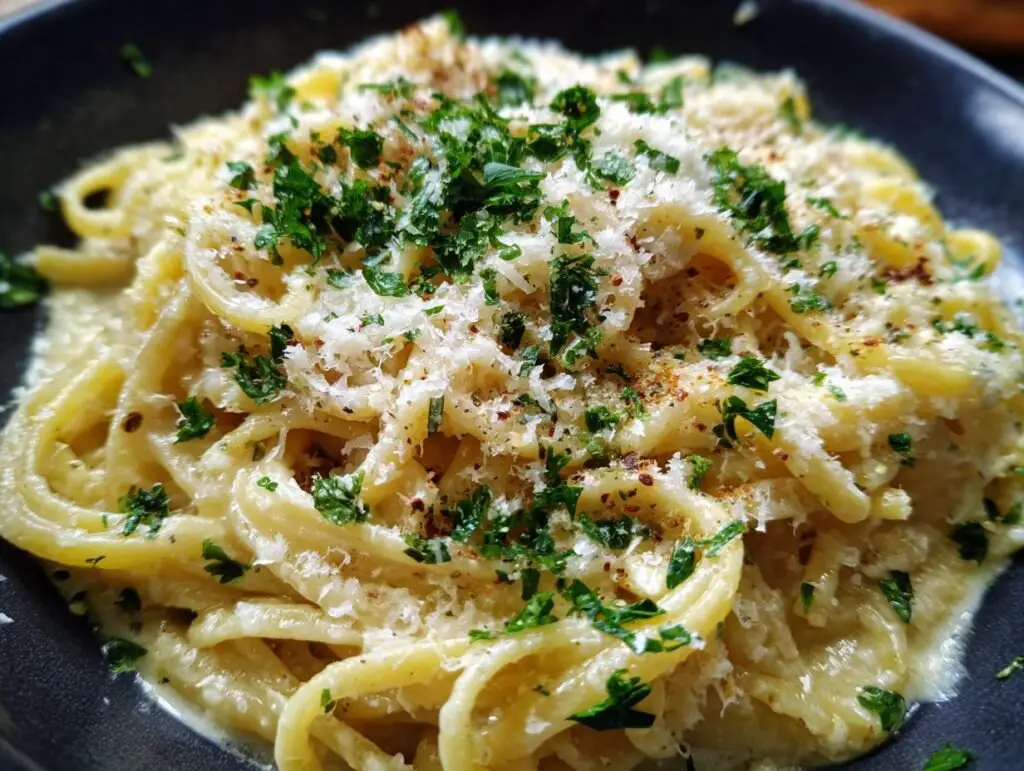 One Pot Creamy Garlic Pasta