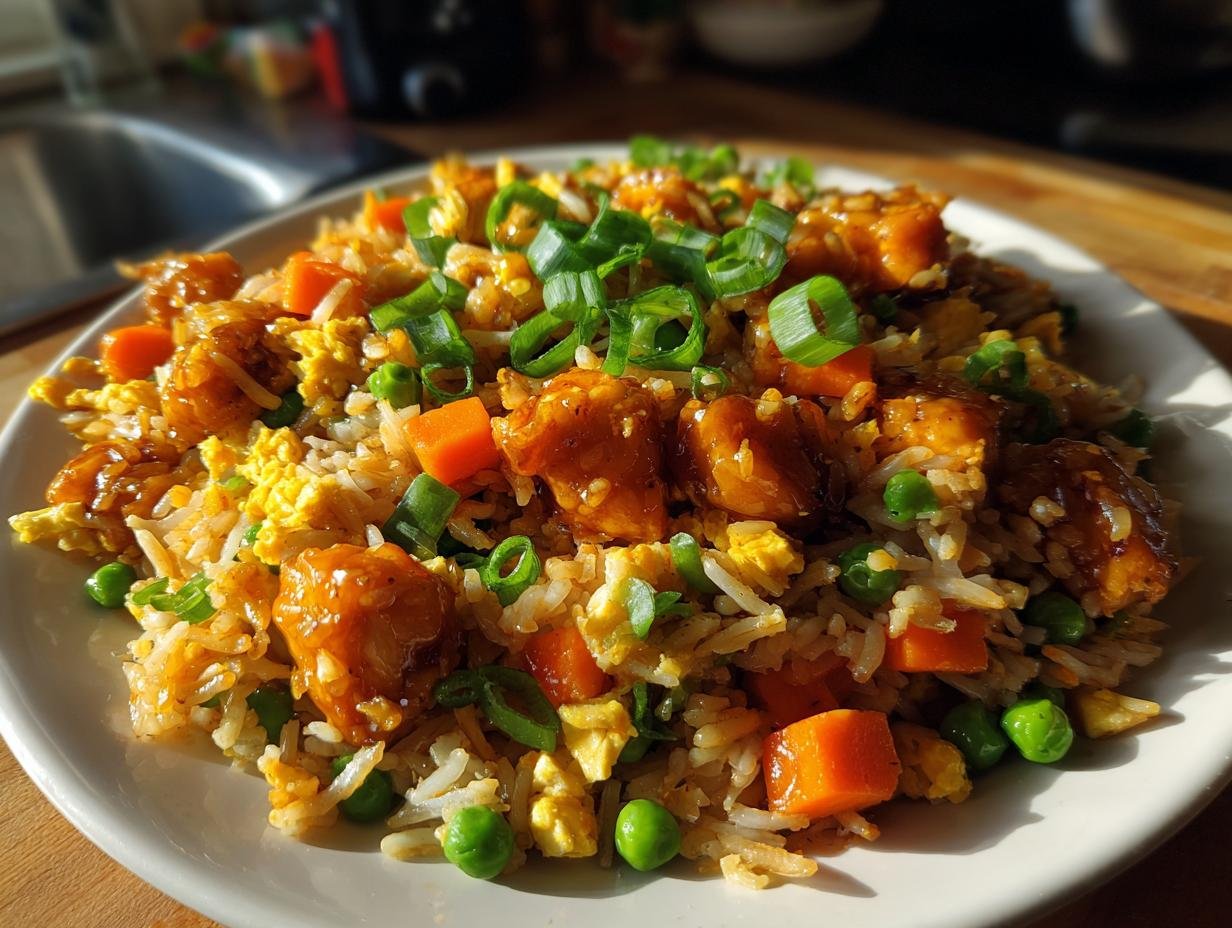 Orange Chicken Fried Rice
