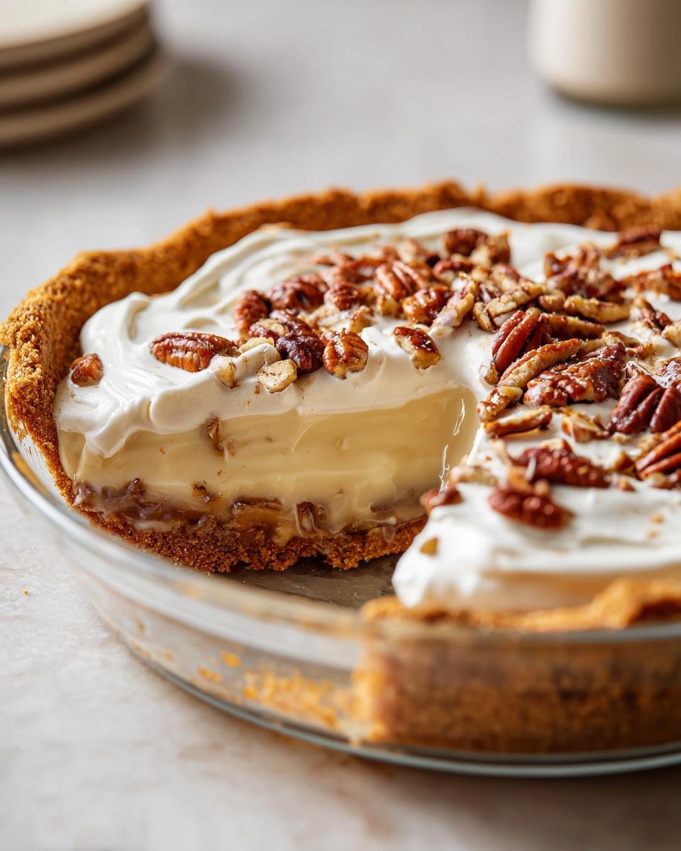 Pecan Cream Pie - detail 1