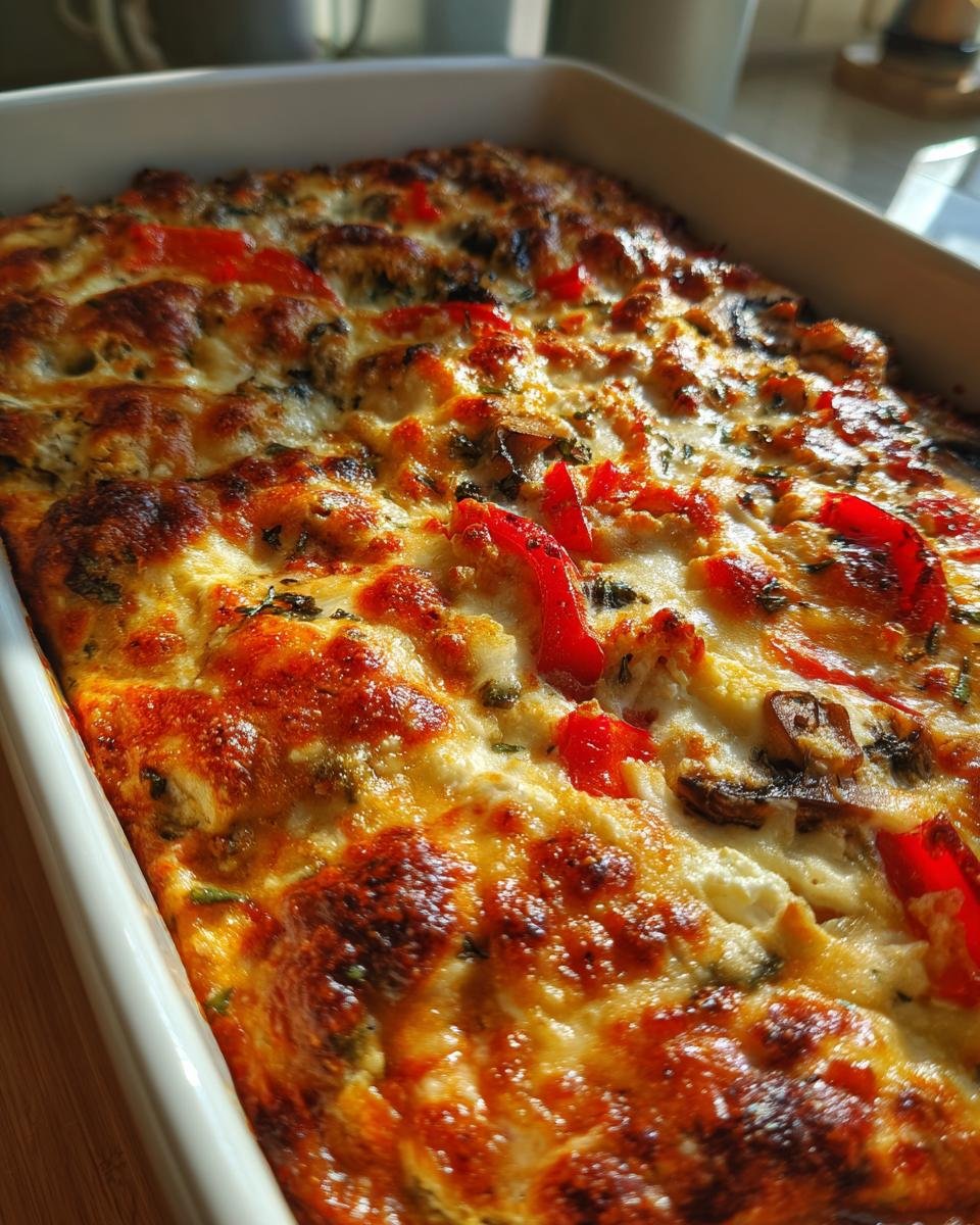 Pizza Cottage Cheese Bake – A High Protein - detail 1