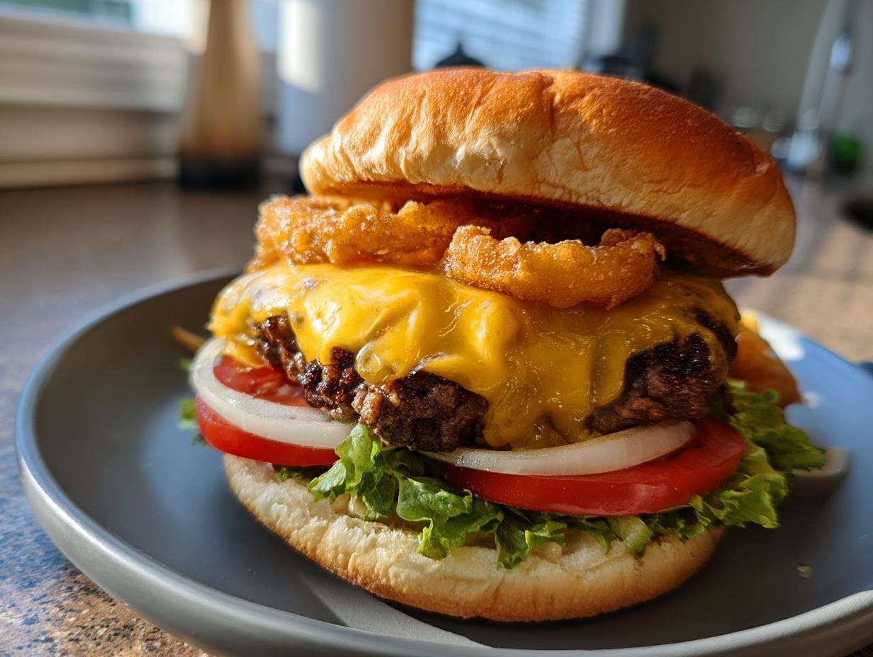 Printable Beef Ranch Cheeseburger Recipe