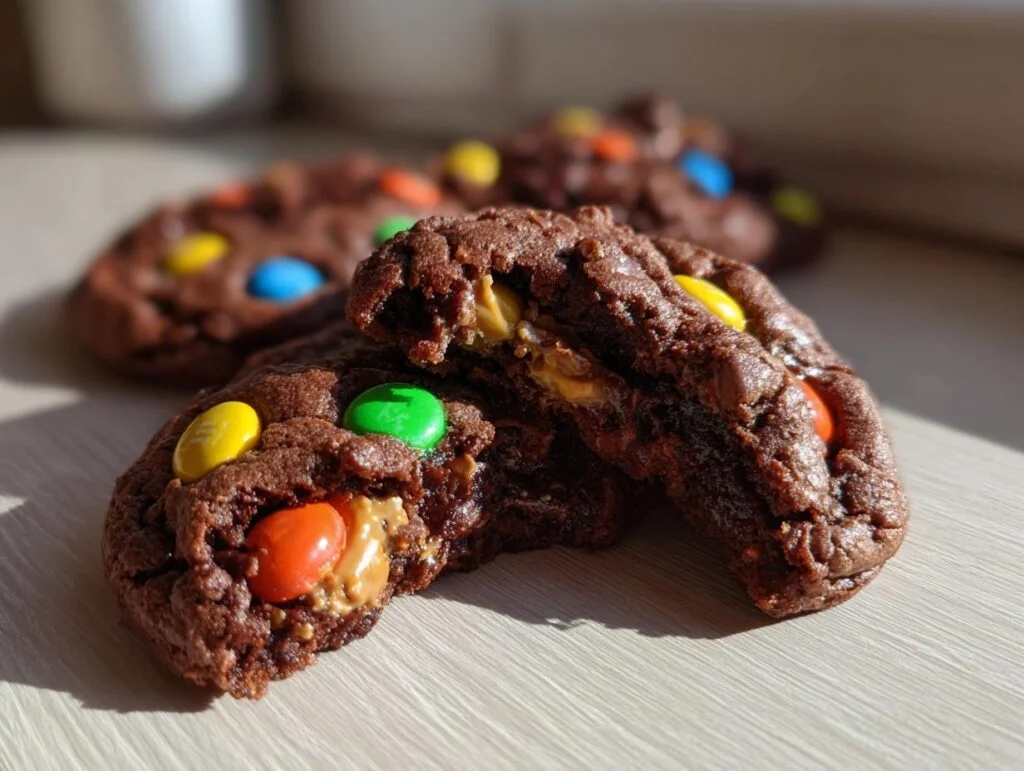 Reese’s Pieces Peanut Butter Brownie Cookies