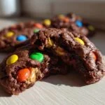 Reese’s Pieces Peanut Butter Brownie Cookies