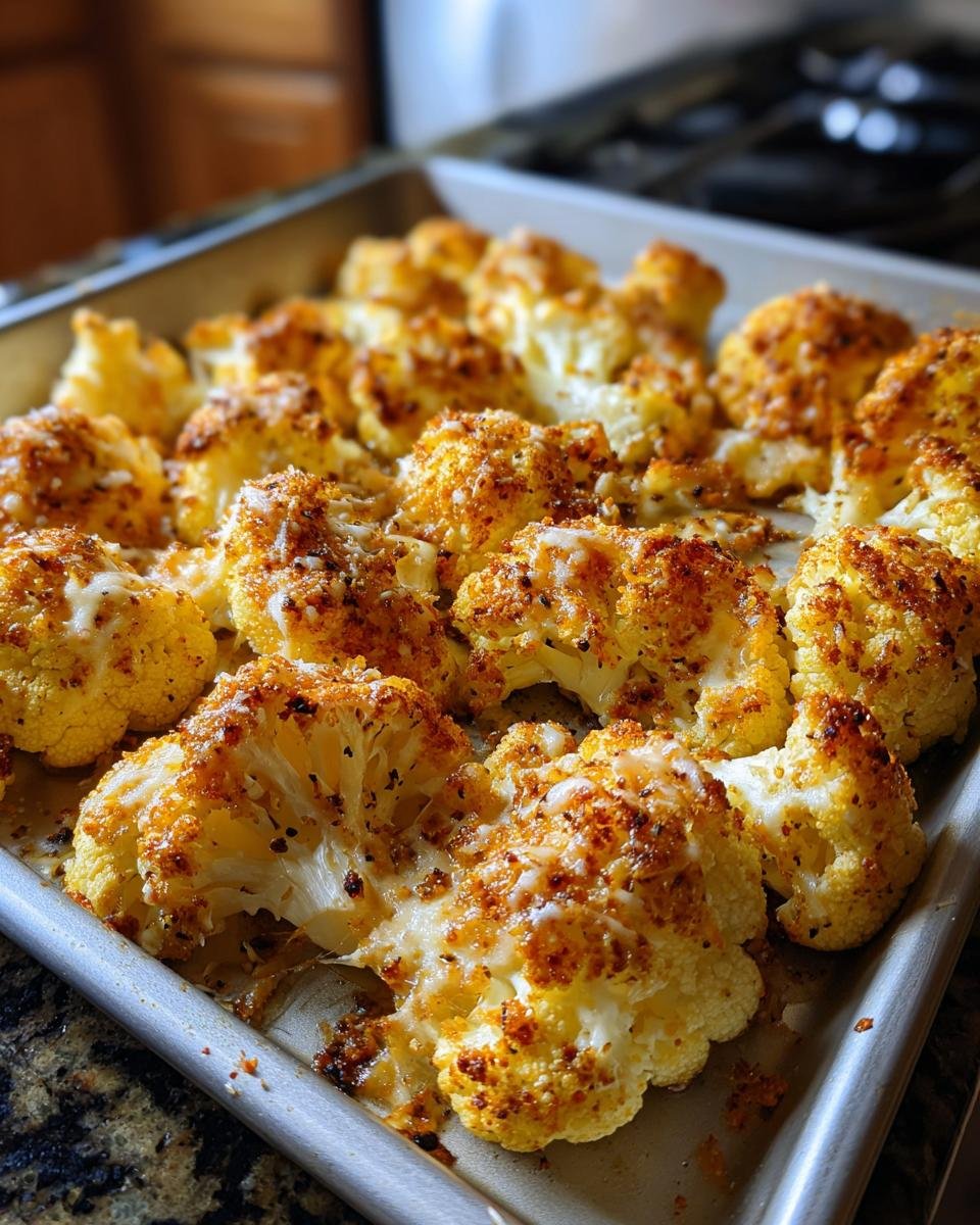 Roasted Cauliflower with Crispy Parmesan - detail 1