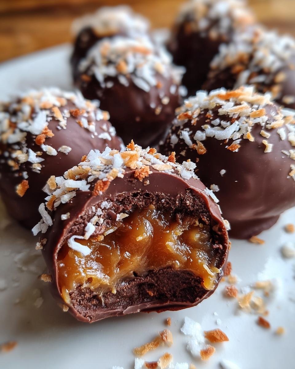 Samoa Truffles Caramel Coconut - detail 1