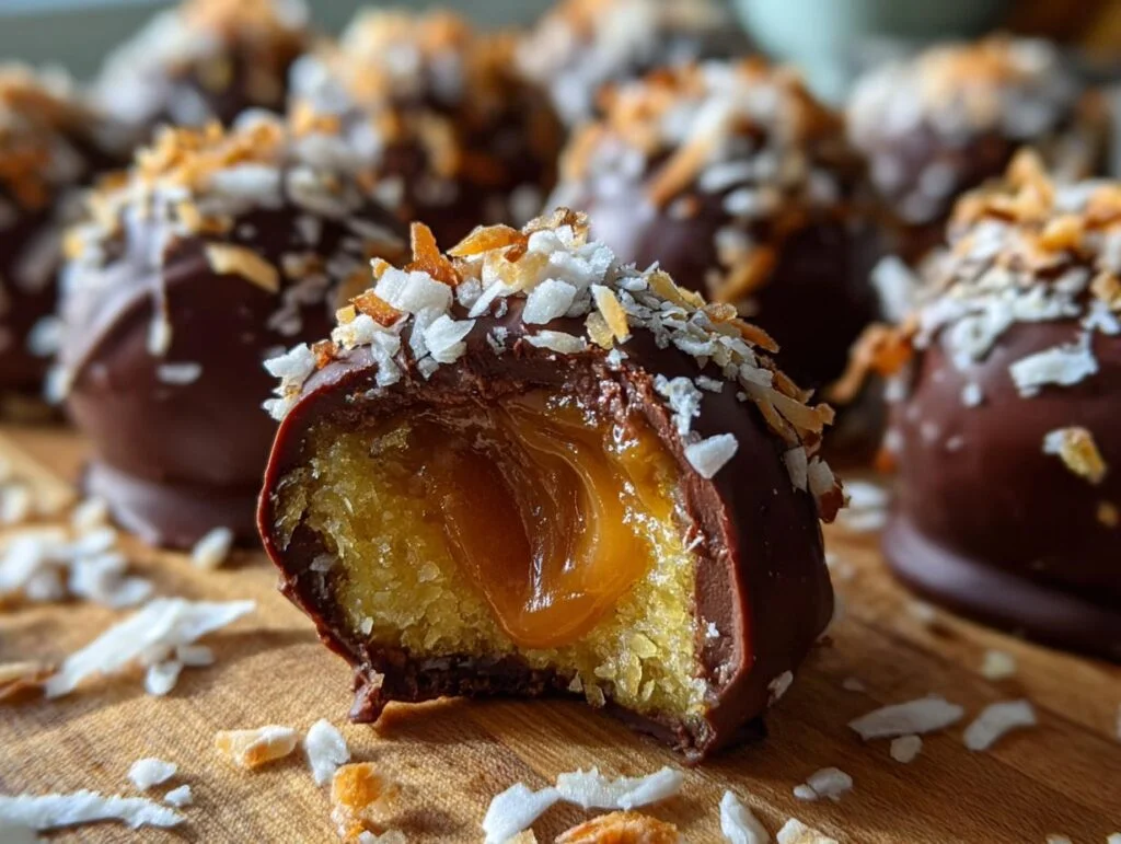 Samoa Truffles Caramel Coconut