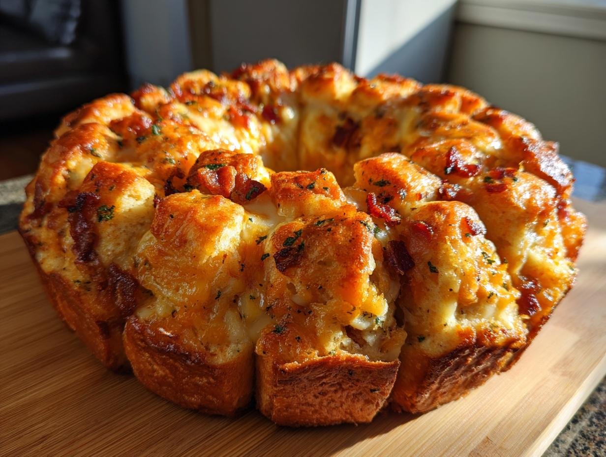 Savory Monkey Bread with Canned Biscuits