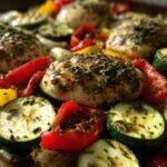 Sheet Pan Mediterranean Chicken & Zucchini