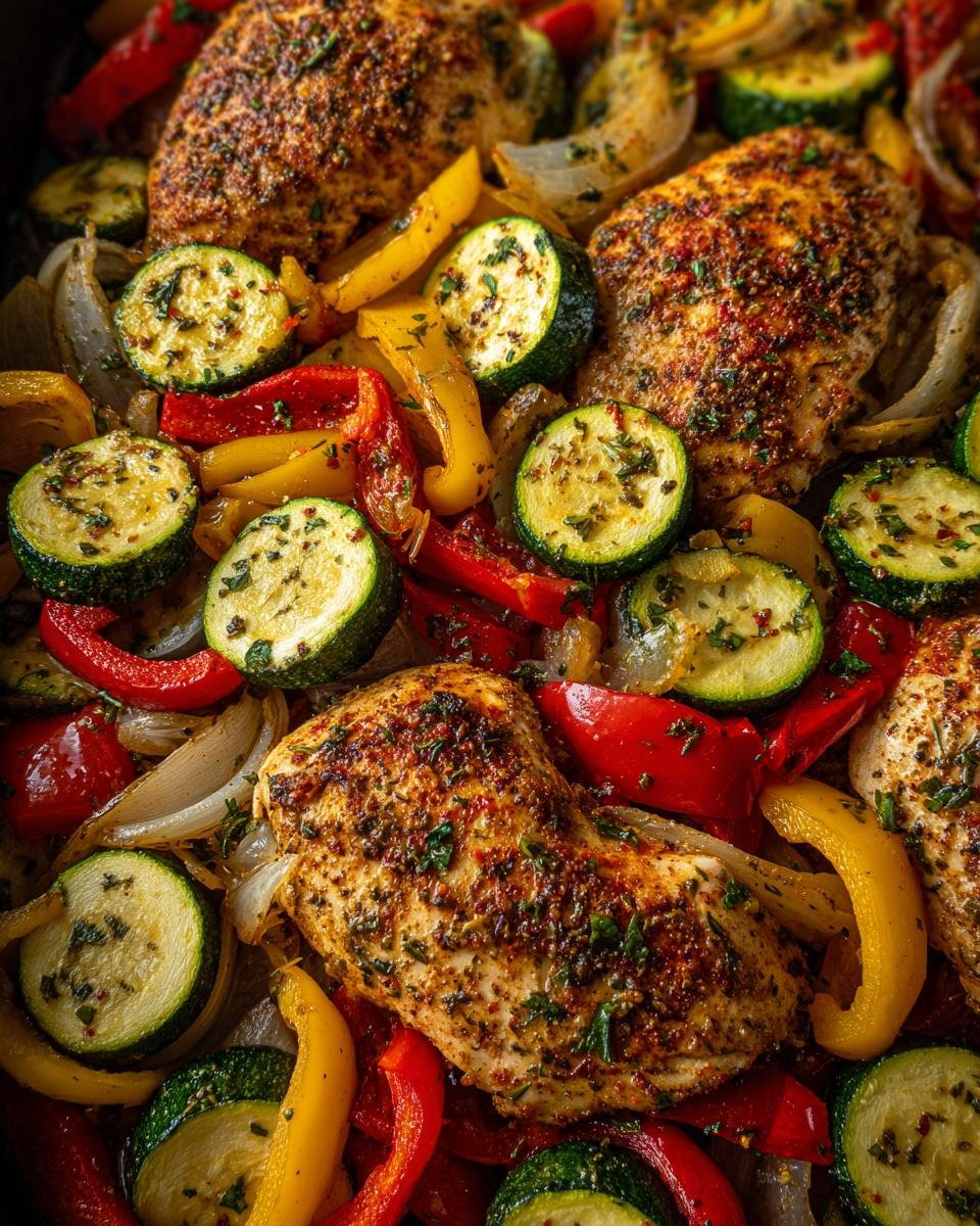 Sheet Pan Mediterranean Chicken & Zucchini - detail 2