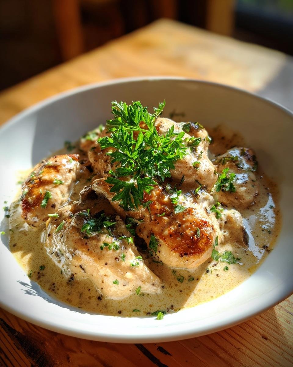 Slow Cooker Creamy Chicken & Gravy - detail 1
