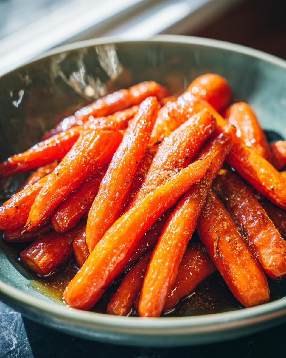 Slow Cooker Magic: Maple & Brown Sugar Glazed Carrots - detail 2