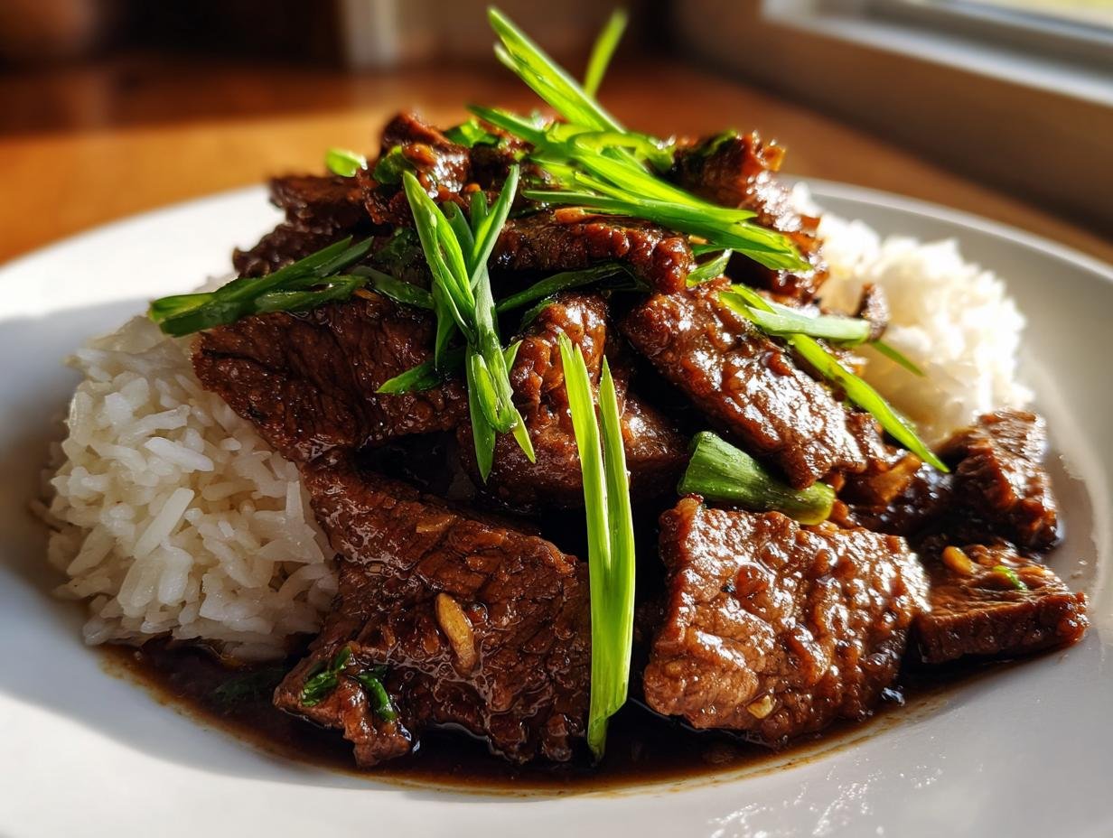 Slow Cooker Mongolian Beef