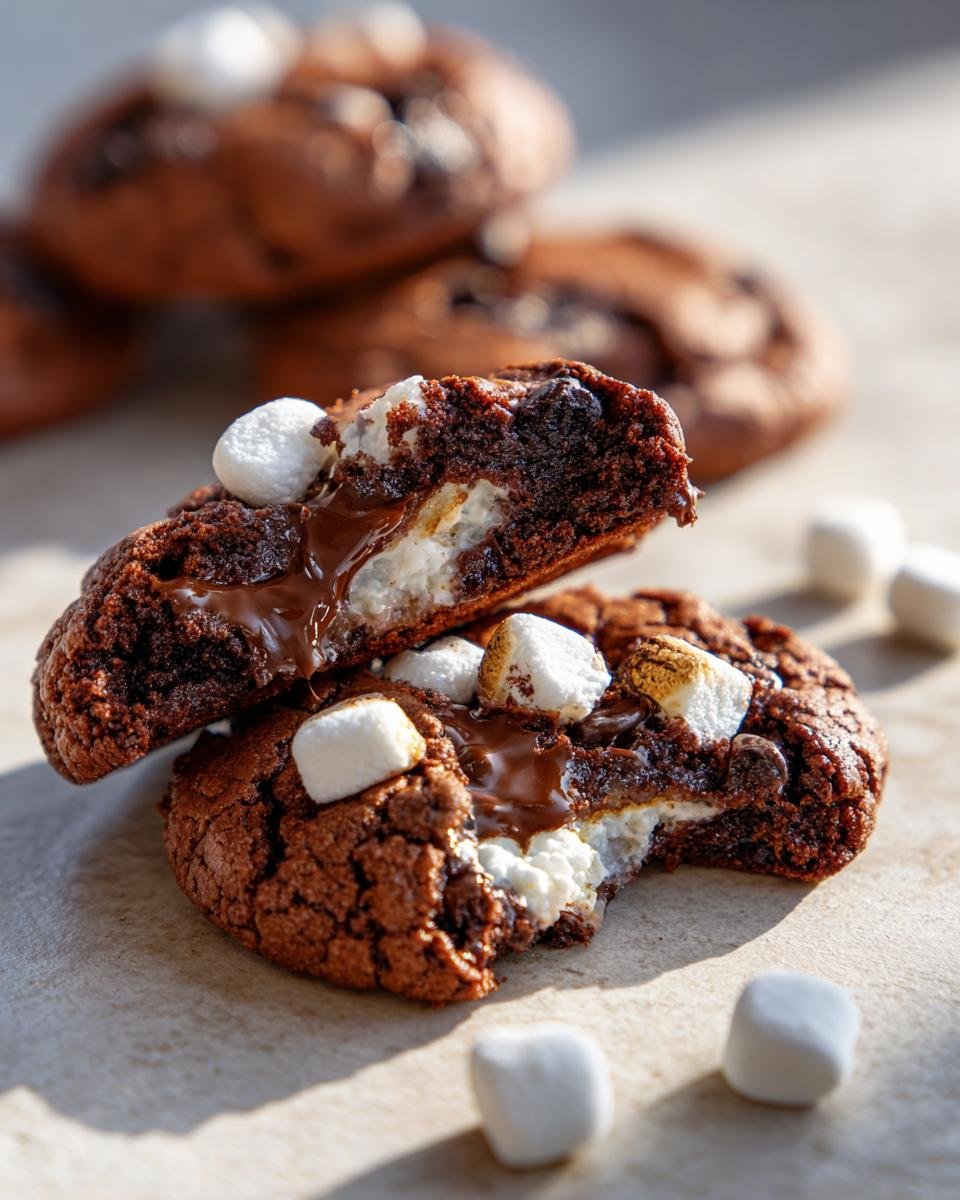 S’mores Brownie Cookies - detail 2