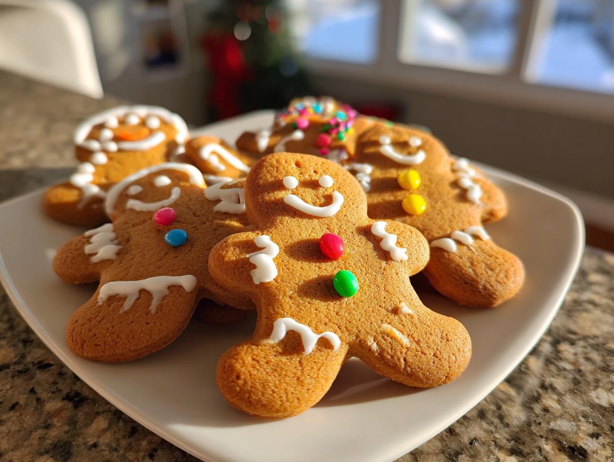 Soft & Chewy Gingerbread Men Cookies Recipe