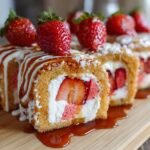 Strawberry Shortcake Sushi Rolls