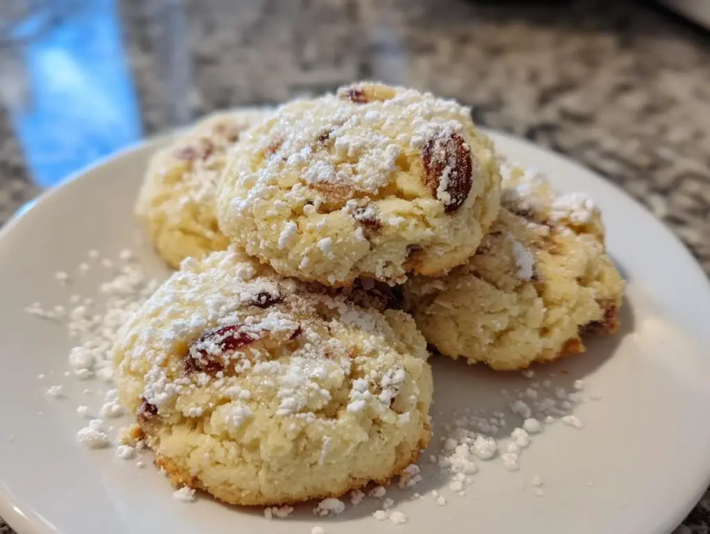 Sugar Plum Shortbread Cookies