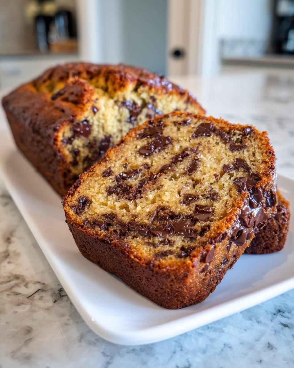Super Moist Chocolate Chip Banana Bread Recipe - detail 2