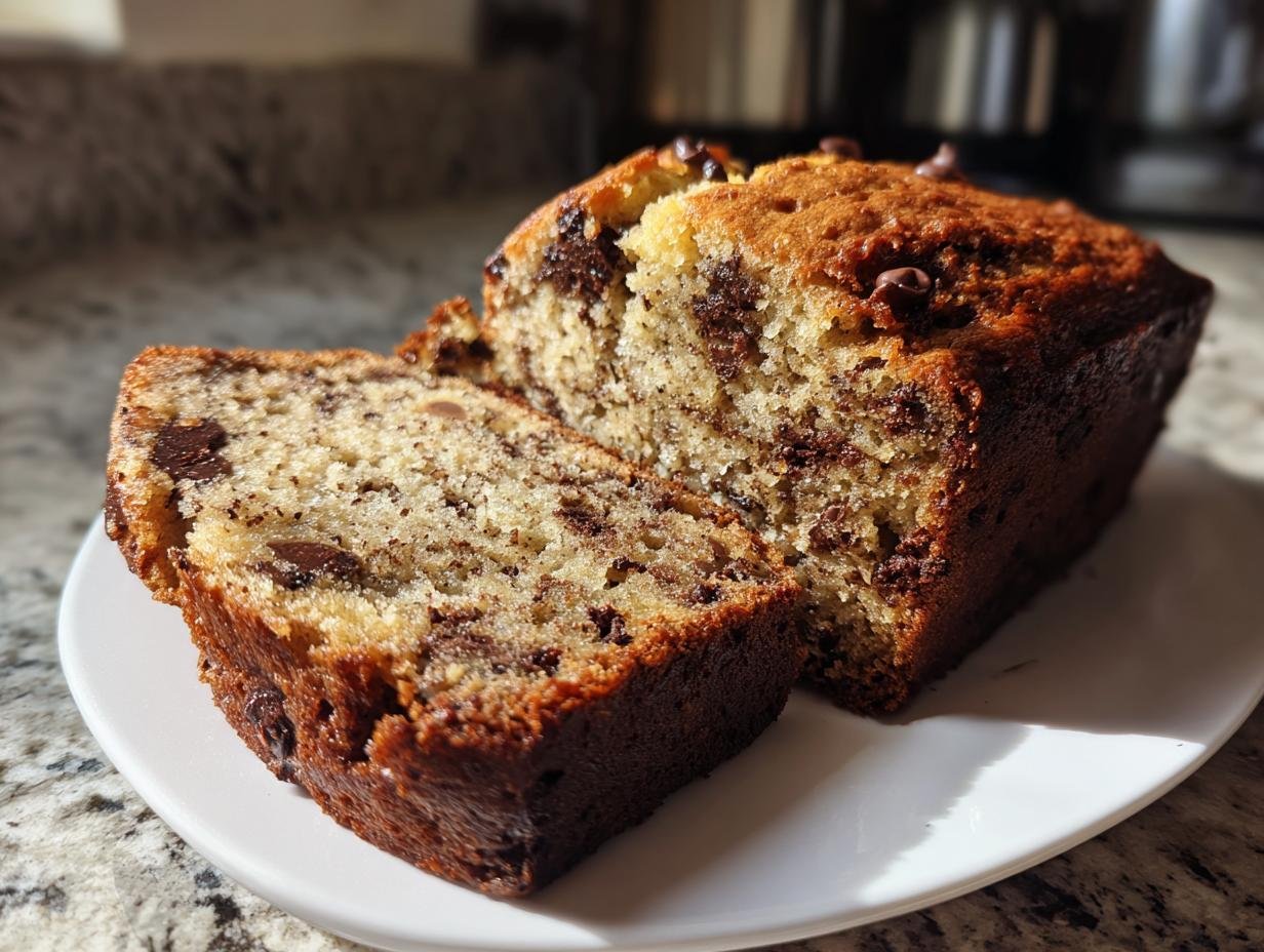 Super Moist Chocolate Chip Banana Bread Recipe