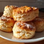 Sweet Cream Sourdough Biscuits