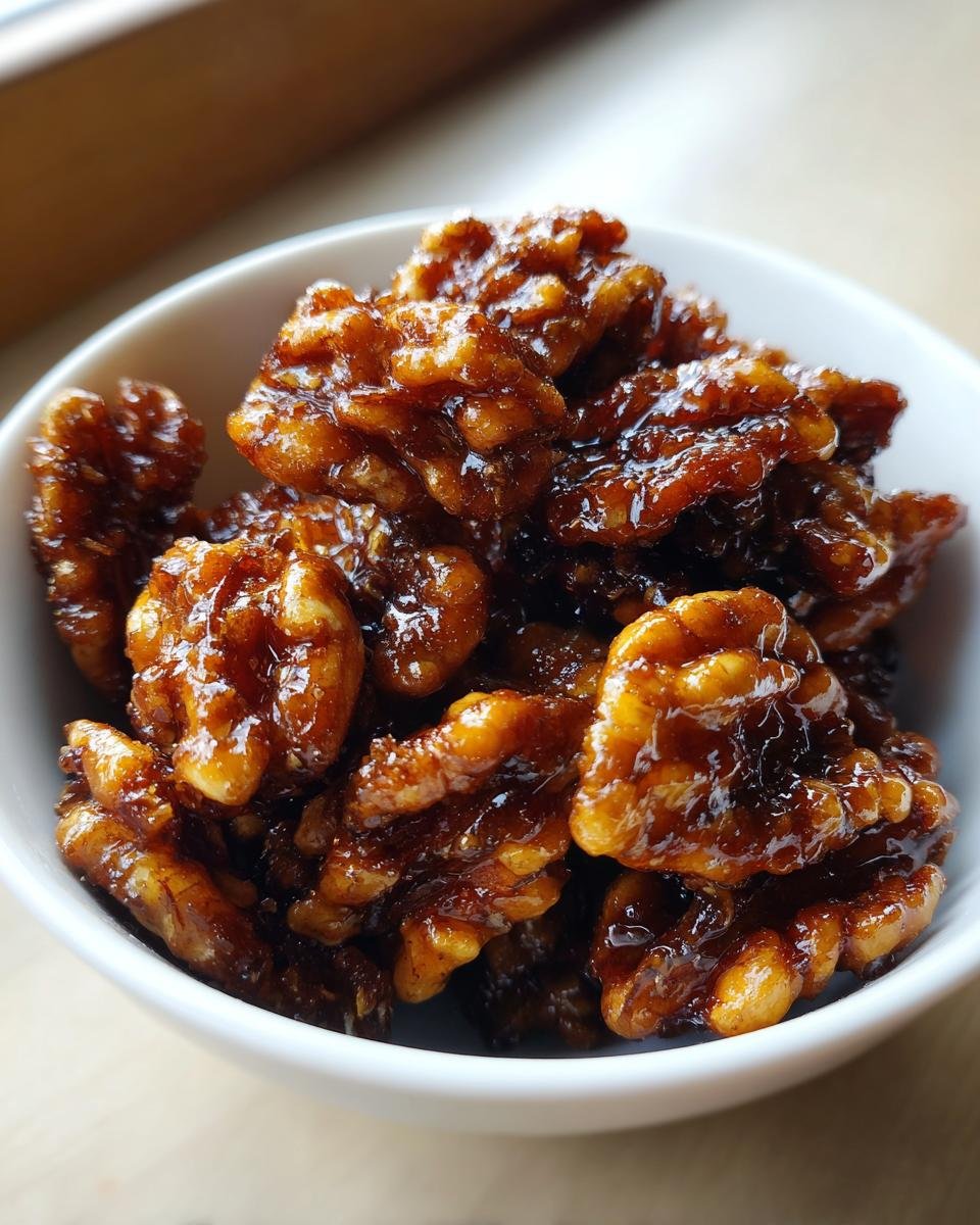 Sweet Glazed Candied Walnuts For Snacking - detail 2