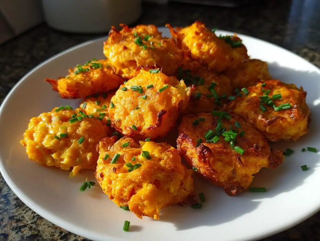 Sweet Potato and Cheddar Bites