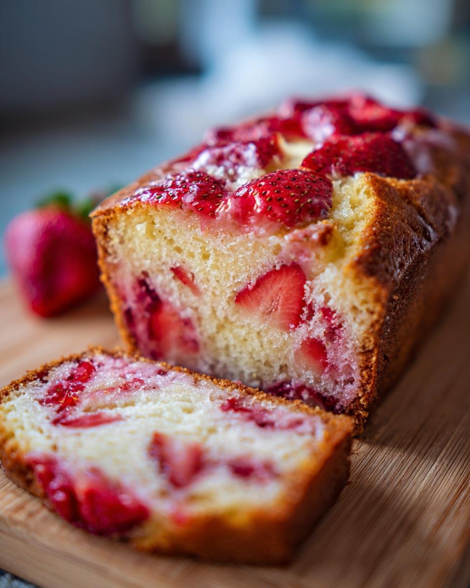 Sweet Strawberry Pound Cake - detail 1