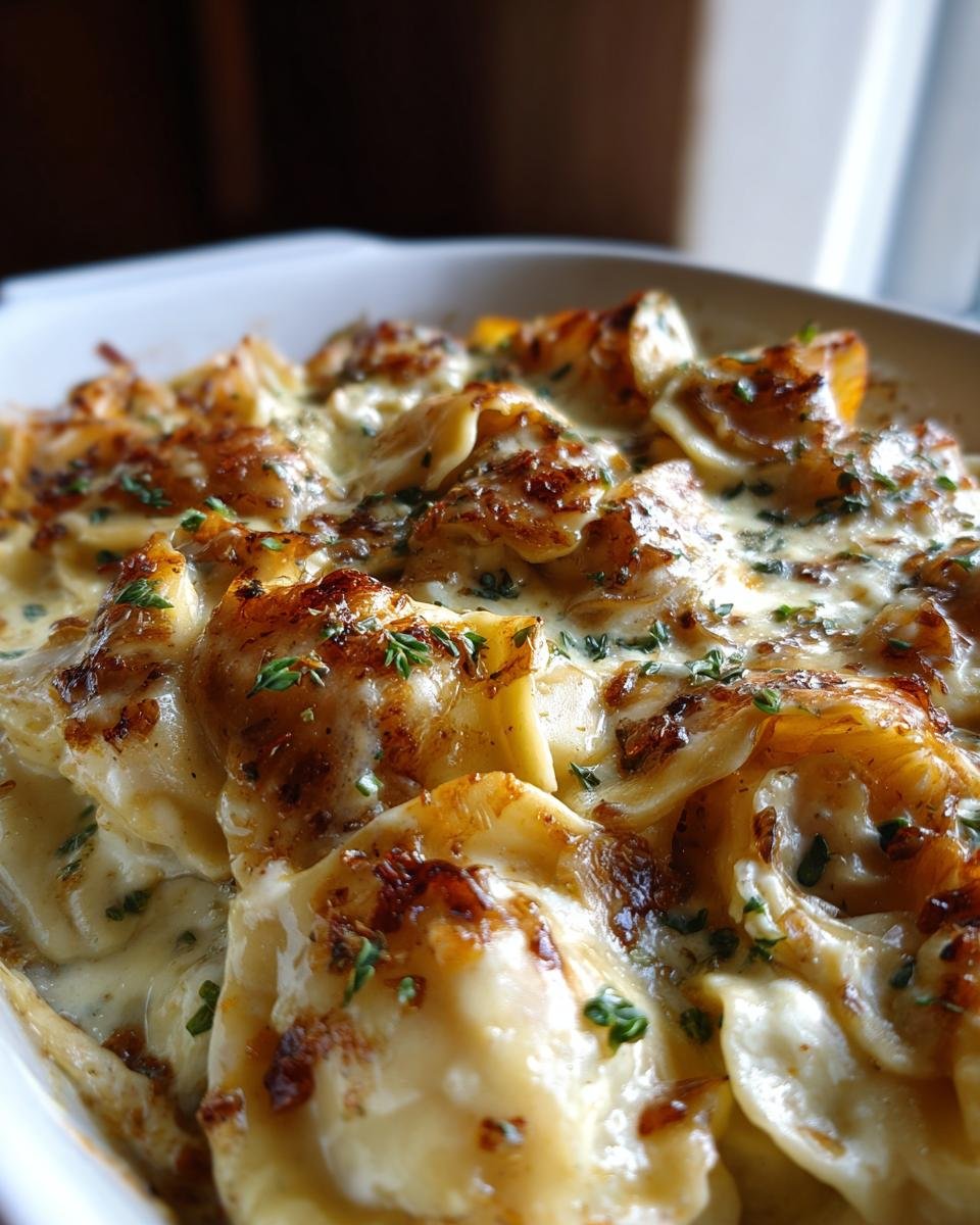 THE BEST Crockpot Pierogi Casserole - detail 1