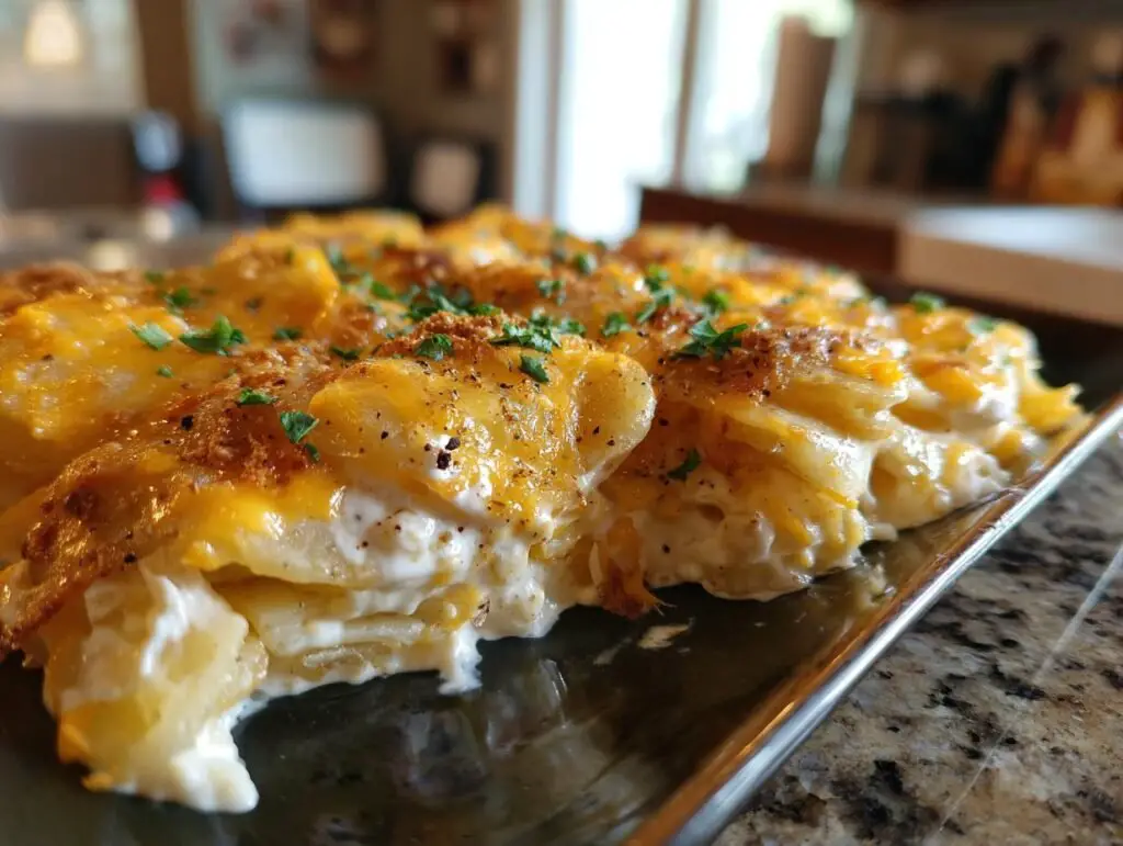 THE BEST Crockpot Pierogi Casserole