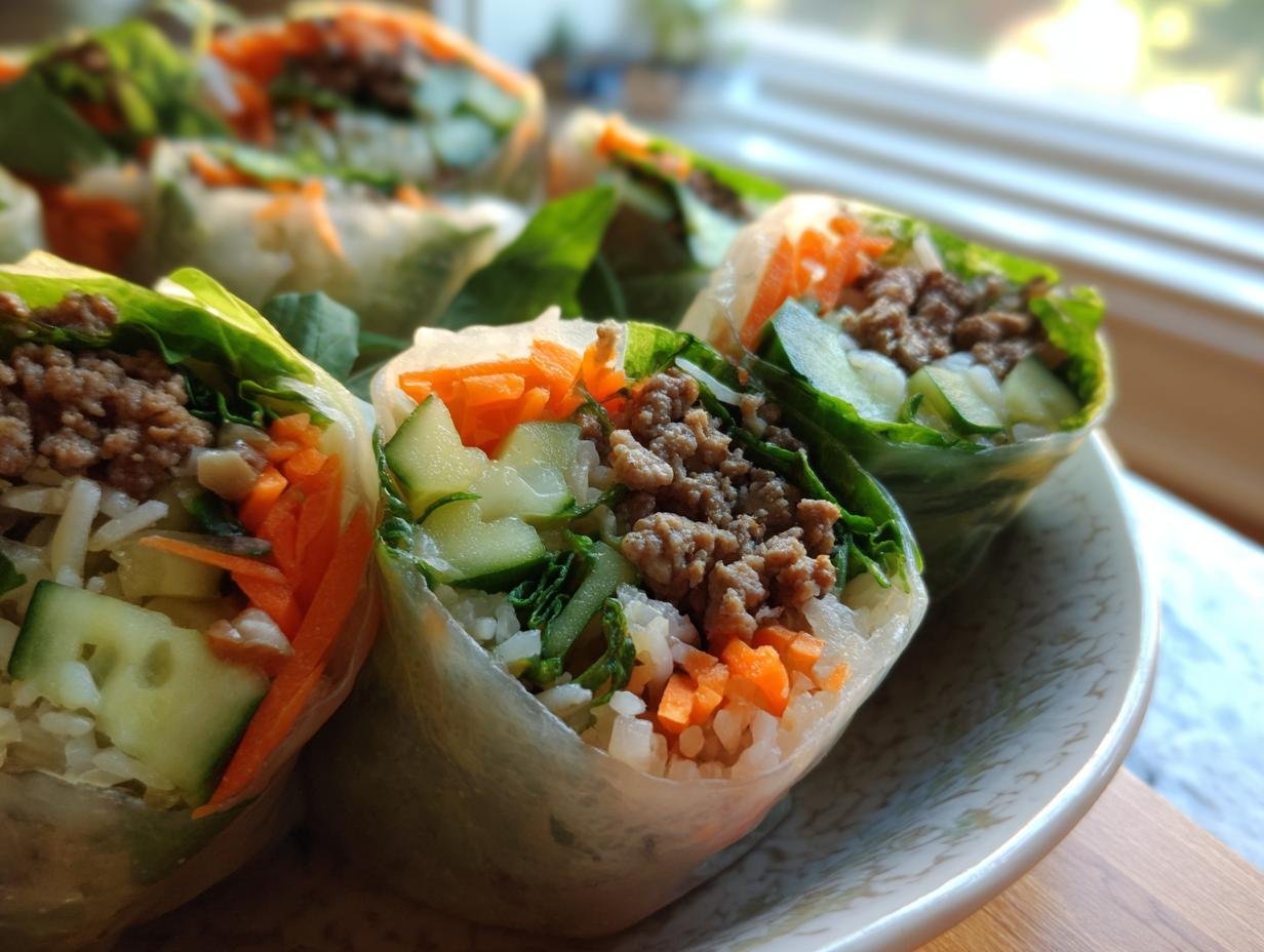 Thai Basil Beef Rolls – Flavorful Asian Inspired Beef Dish