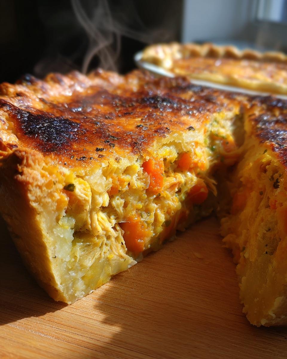 Turkey Pumpkin Pot Pie - detail 2