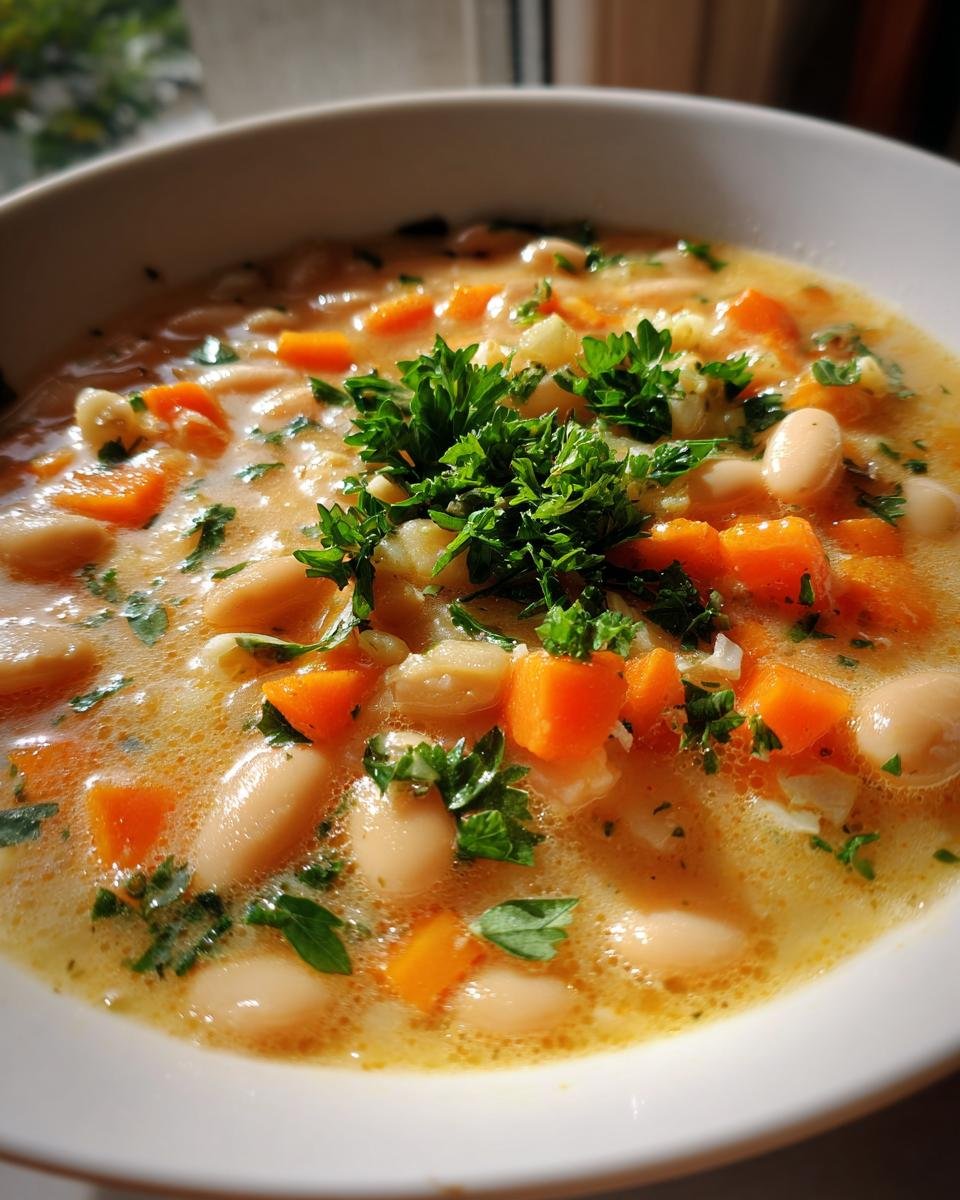 Tuscan White Bean Soup - detail 1