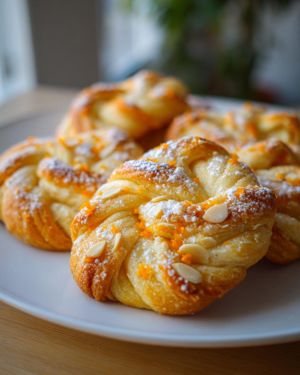 Twisted Holiday Cookies with Almond & Citrus - detail 1