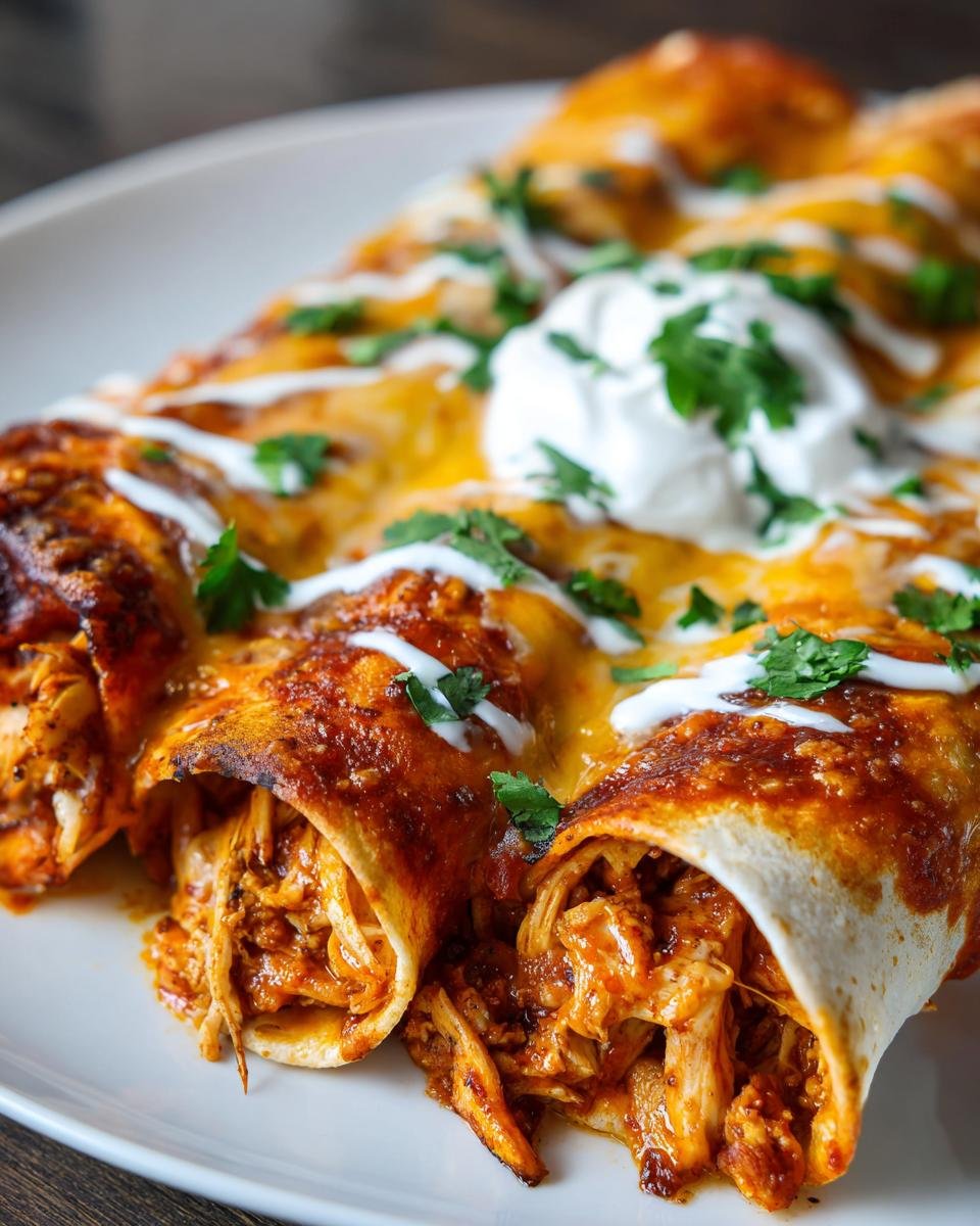 Ultimate Quick and Easy Chicken Enchiladas Recipe - detail 1