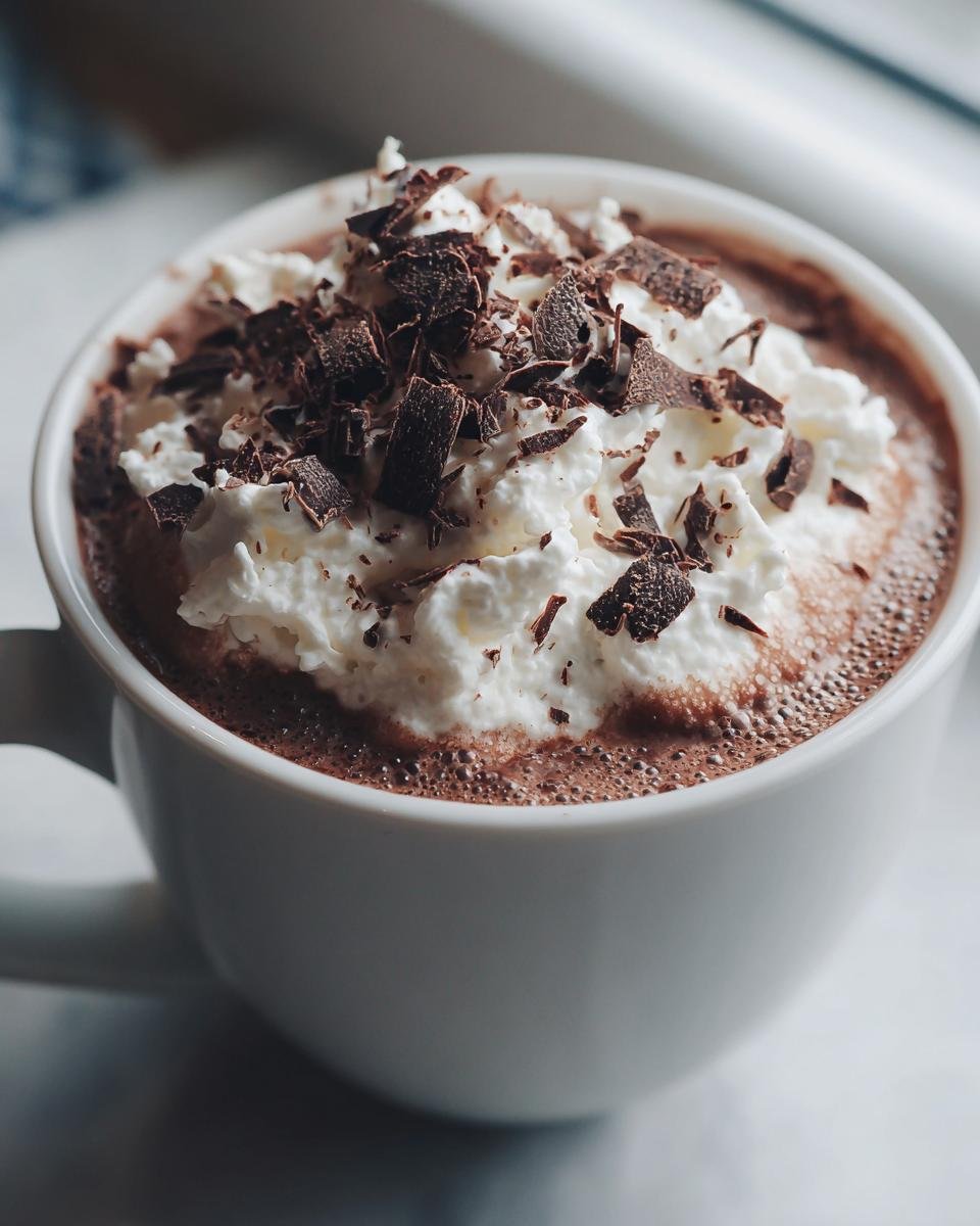Whipped Hot Chocolate – Amazing Hot Cocoa Recipe with Creamy Toppings - detail 2