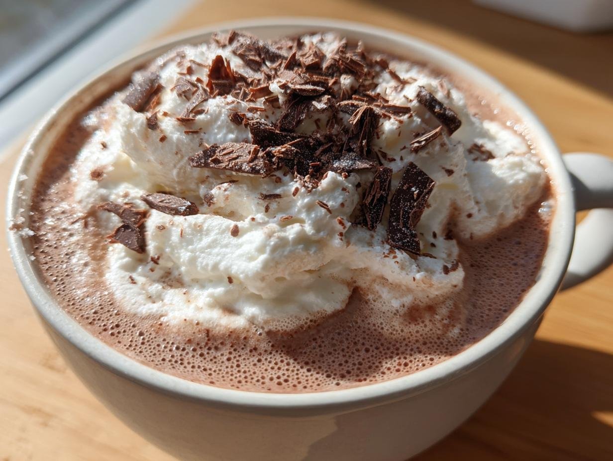 Whipped Hot Chocolate – Amazing Hot Cocoa Recipe with Creamy Toppings
