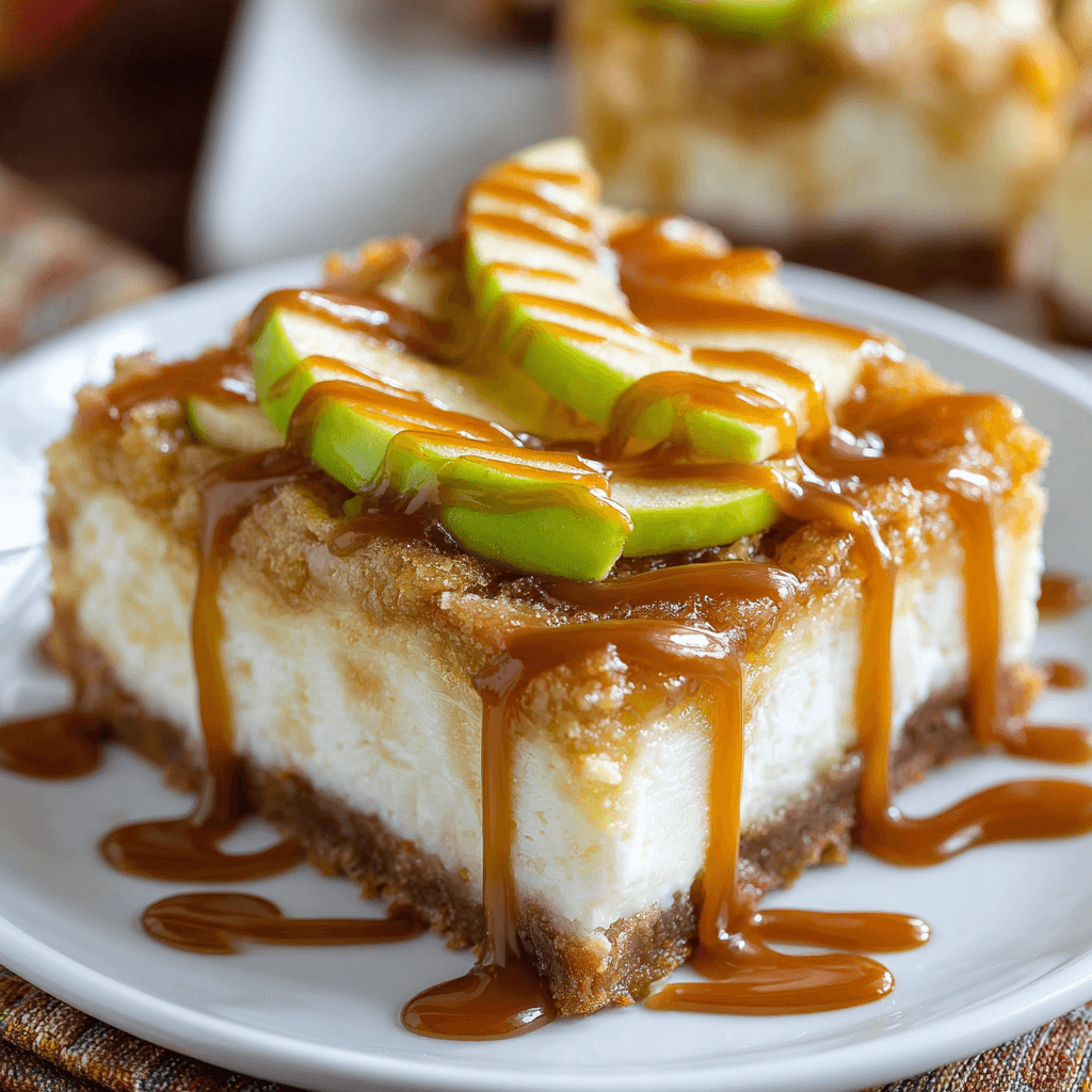 Caramel Apple Cheesecake Bars Recipe You Can't Resist!