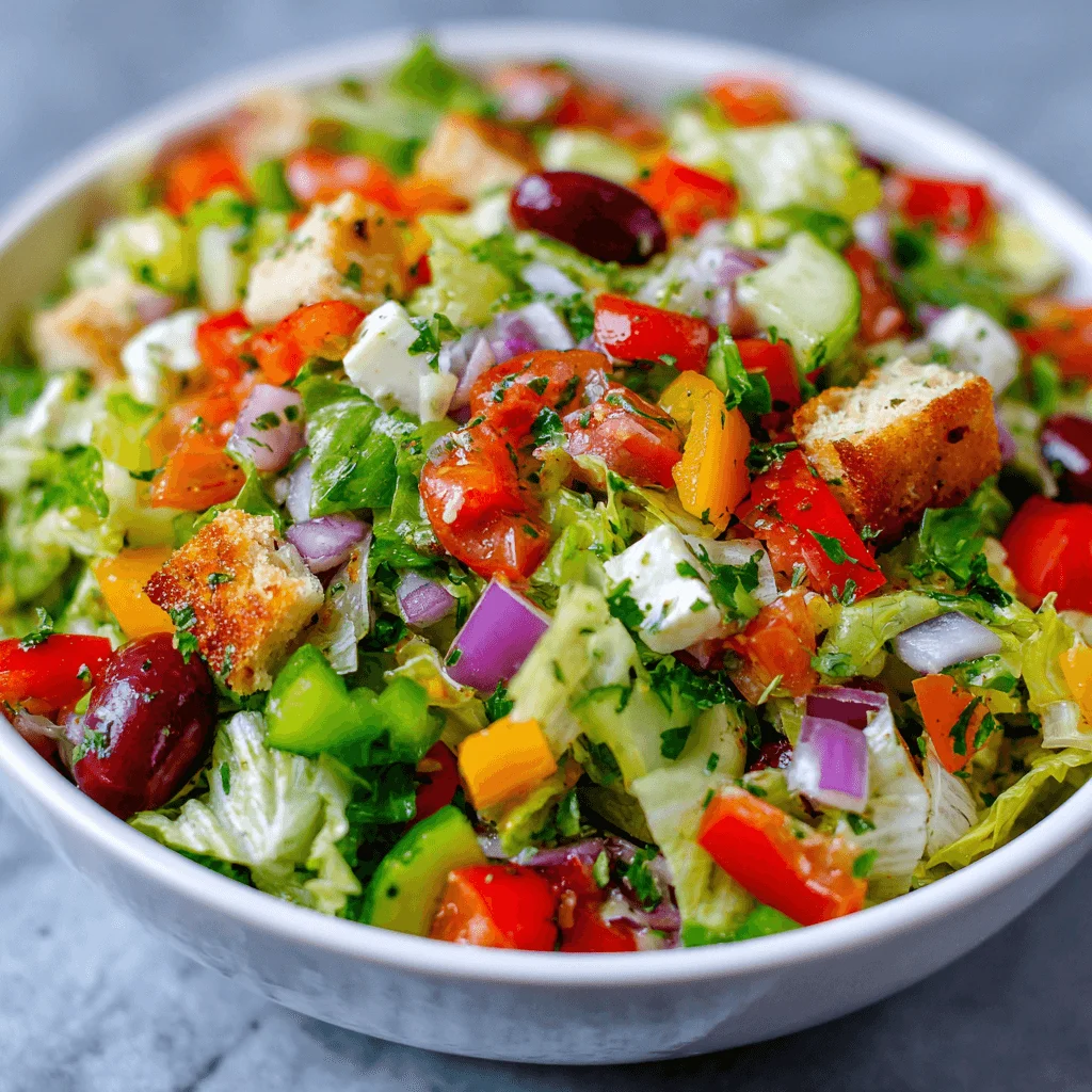 Italian Chopped Salad: Discover the Perfect Recipe!