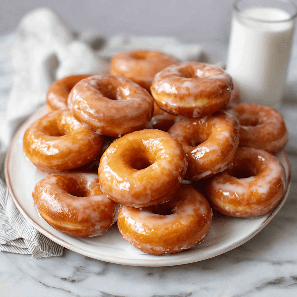 Classic Dozen Glazed Doughnuts: Taste the Delight Today!