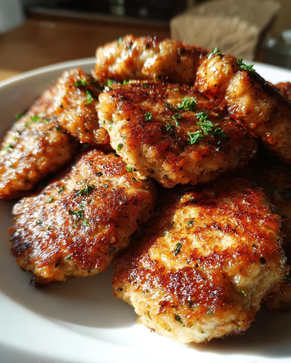 30 Minute Air Fryer Turkey Patties - detail 1