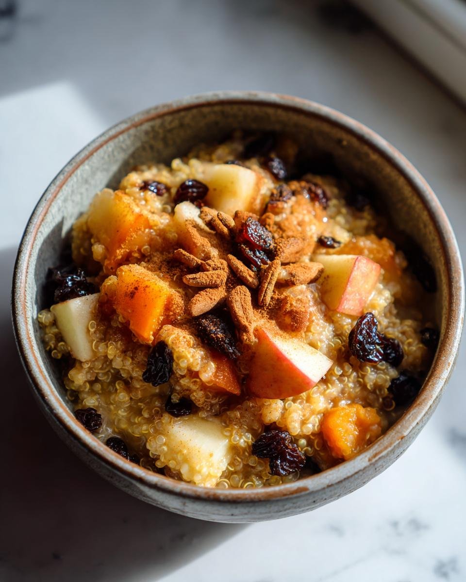 Apple Cinnamon Quinoa Porridge - detail 2
