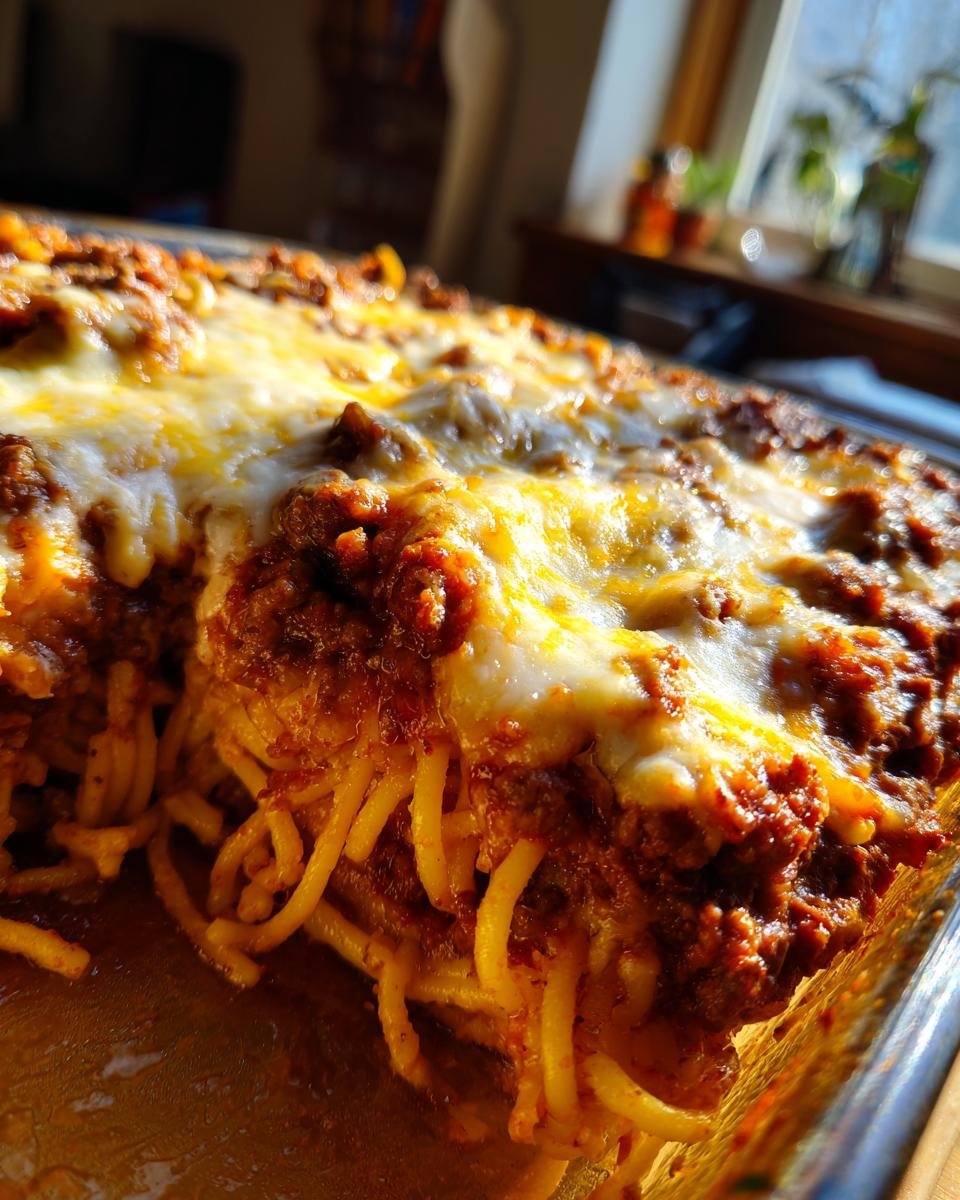 Baked Cream Cheese Spaghetti Casserole - detail 2
