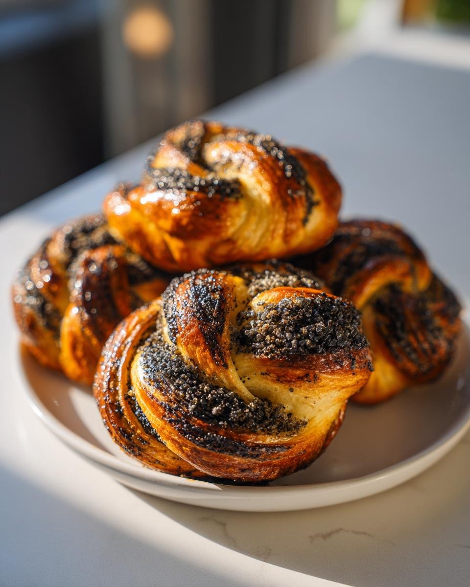 Black Sesame Rolls - detail 2