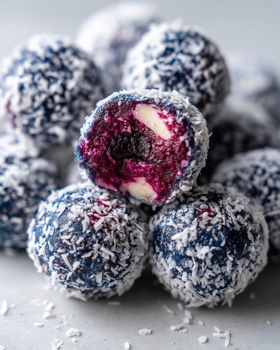 Blueberry Cheesecake Protein Balls - detail 1