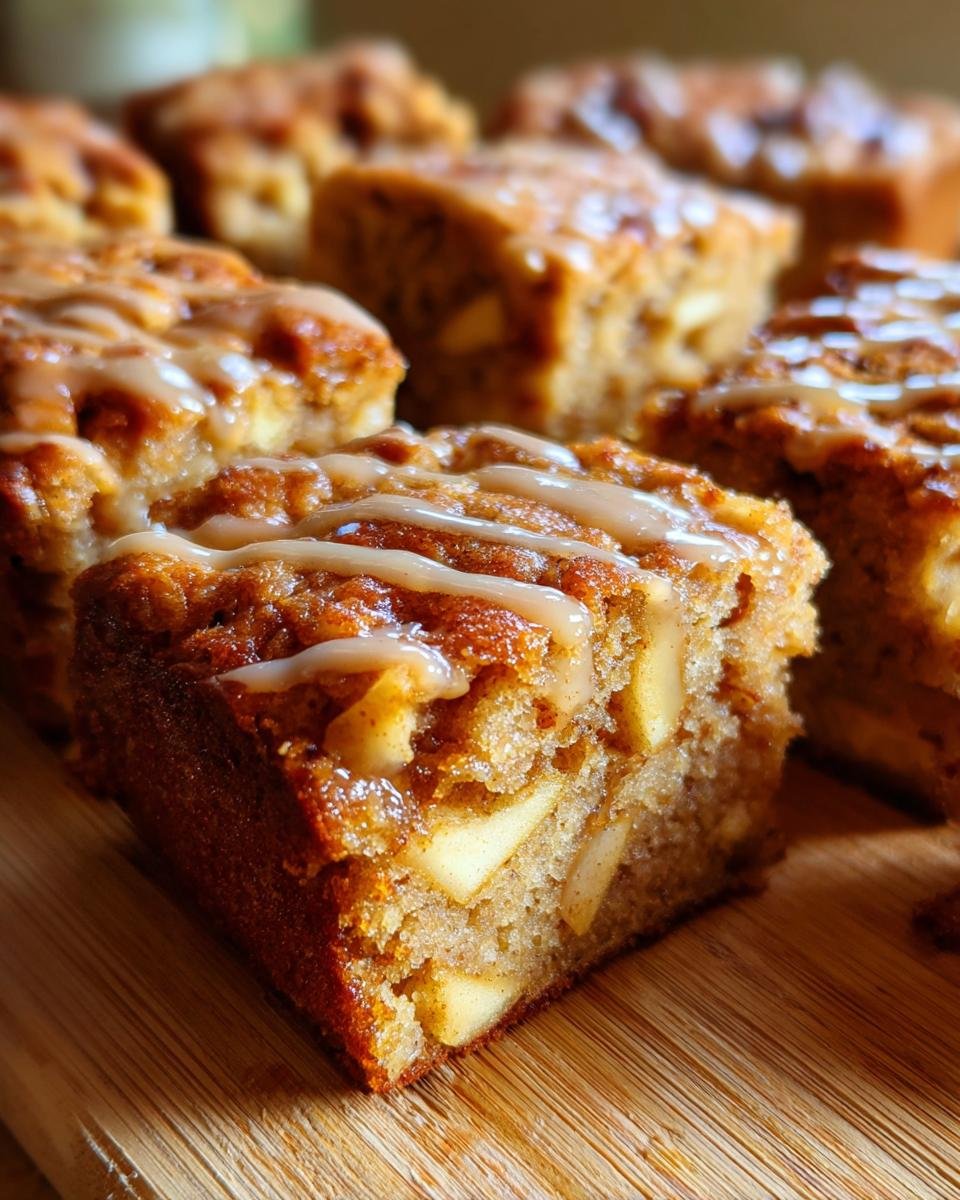 Brown Butter Apple Blondies - detail 2