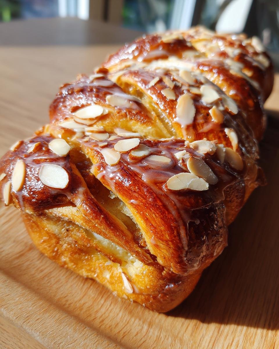 Buttery Almond Braid - detail 2
