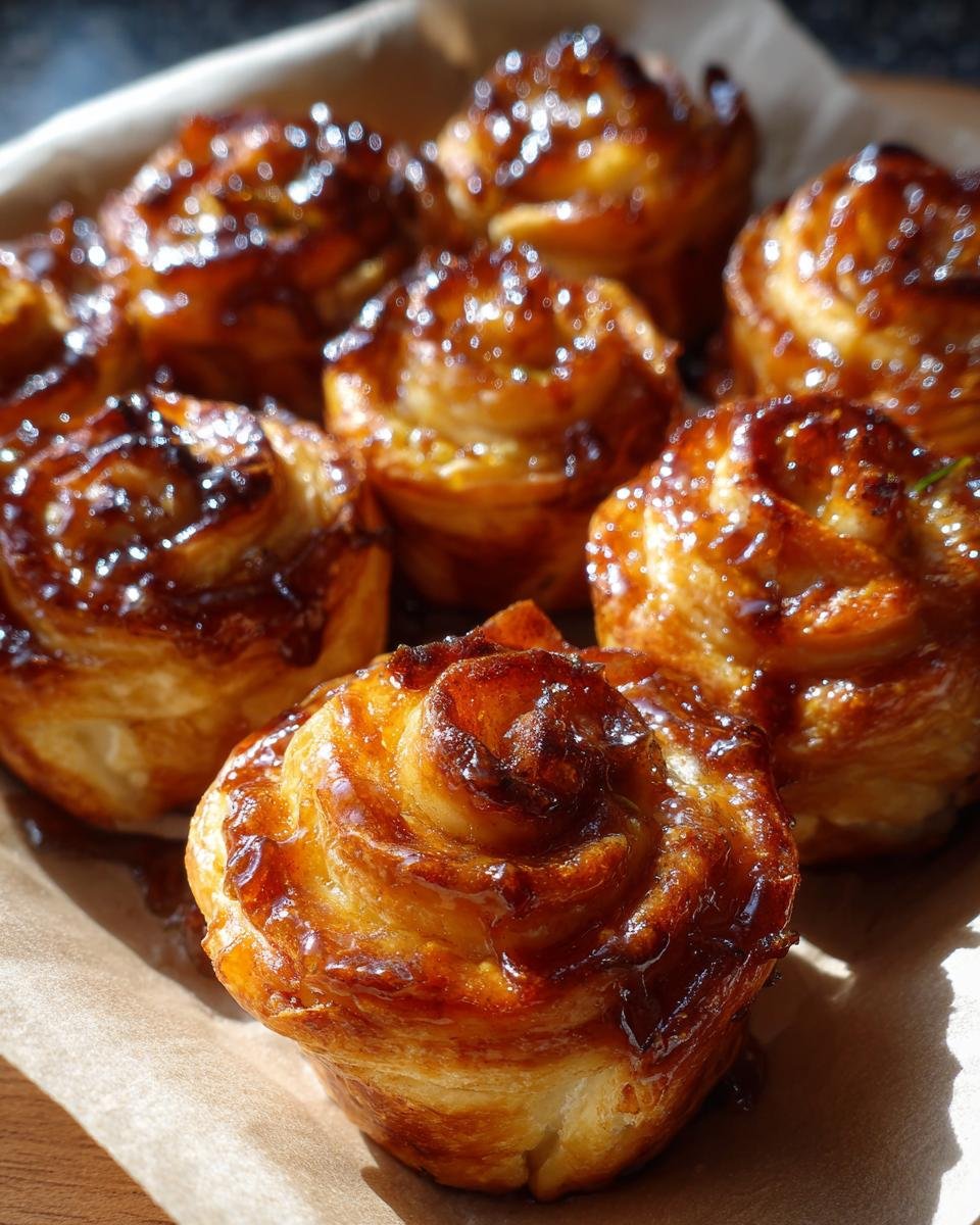 Caramelized Apples with Goat Cheese Crescents - detail 2