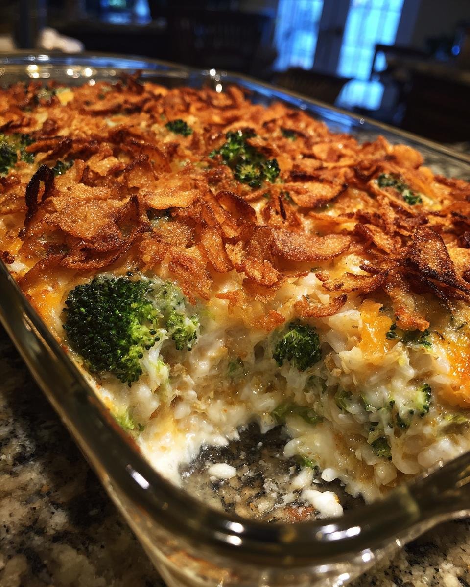 Cheesy Broccoli Rice Casserole - detail 2