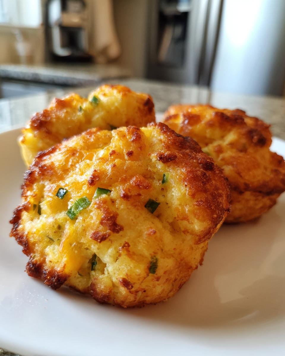 Cheesy Mashed Potato Cakes - detail 1