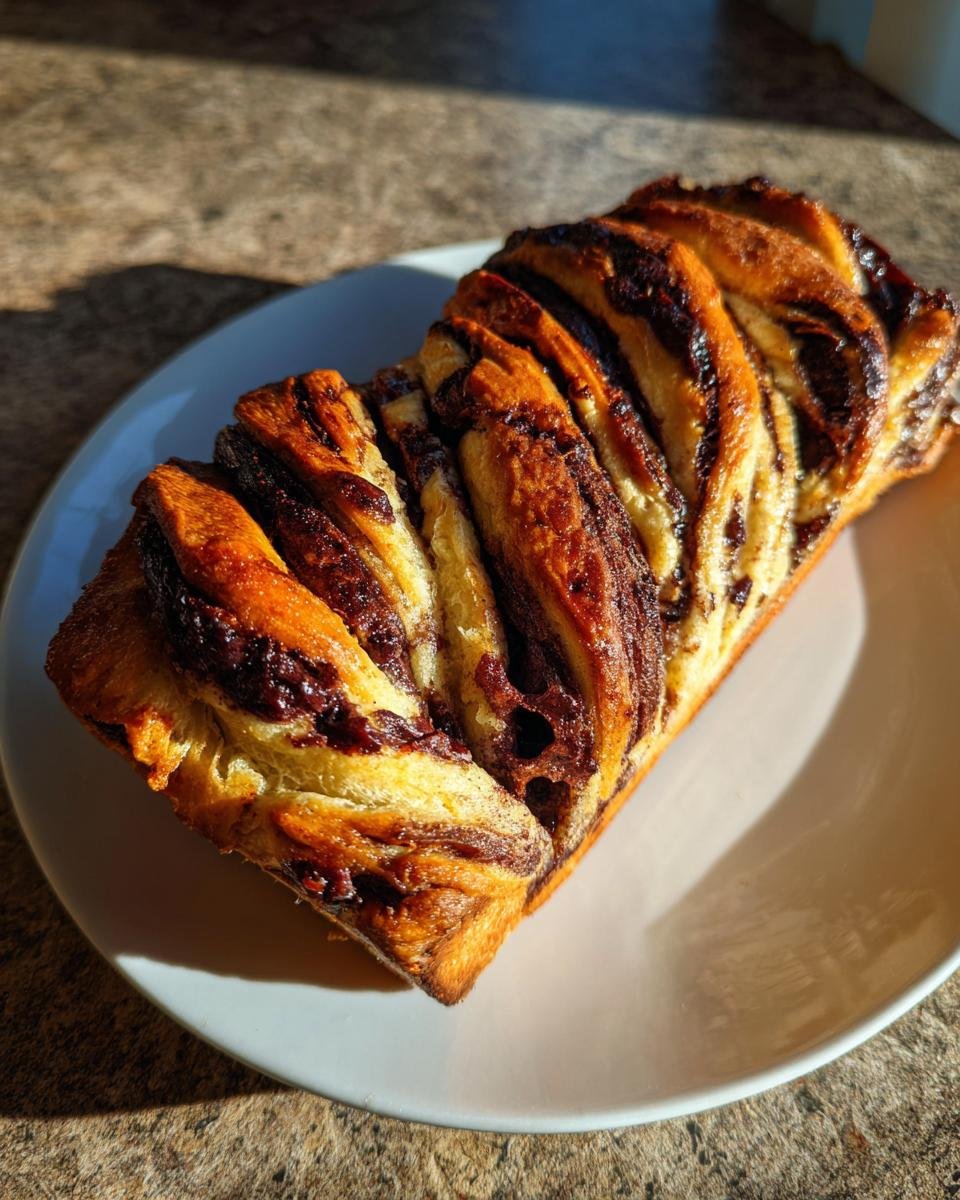 Cherry Chocolate Babka - detail 1