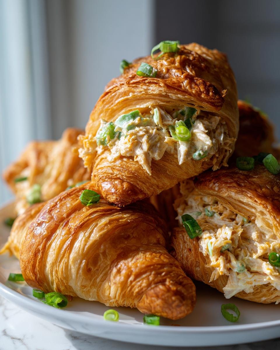 Chicken Cream Cheese Croissants - detail 1